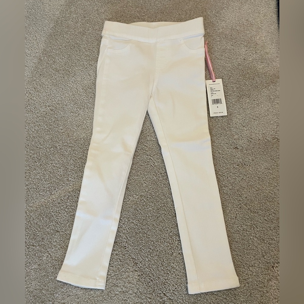 NWT Vineyard Vines 5T skinny white denim jeggings
